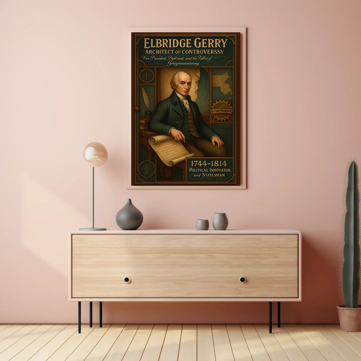 Elbridge Gerry Architect of Controversy Poster