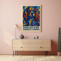 Cavalier King Charles Spaniel Art Poster