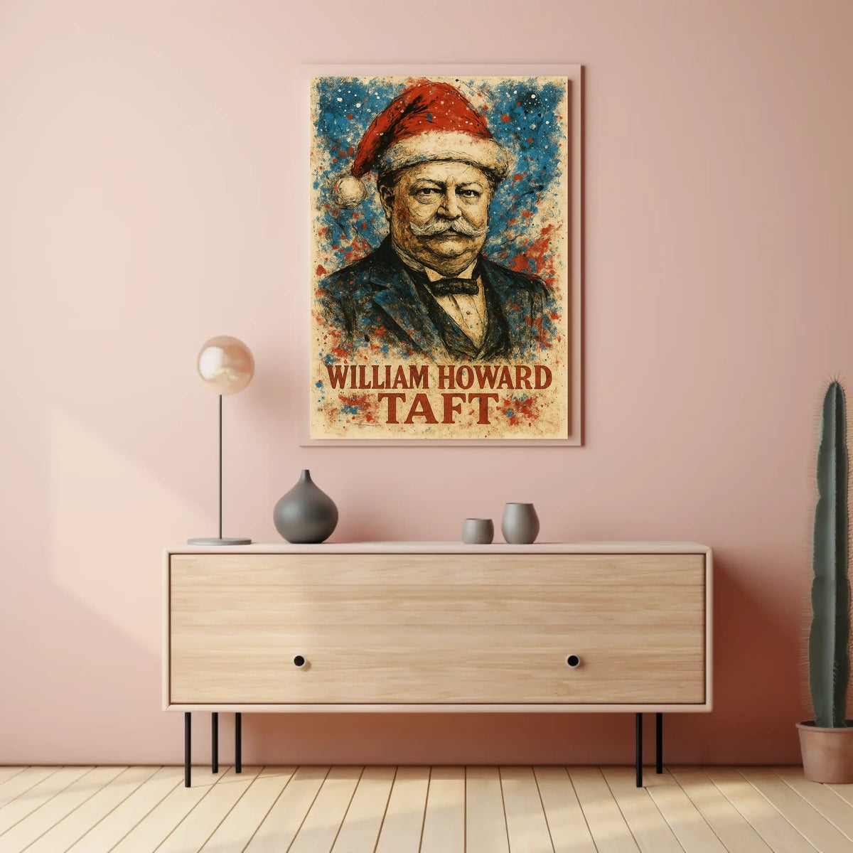 William Howard Taft 27th President of the United States Christmas SeriesPoster