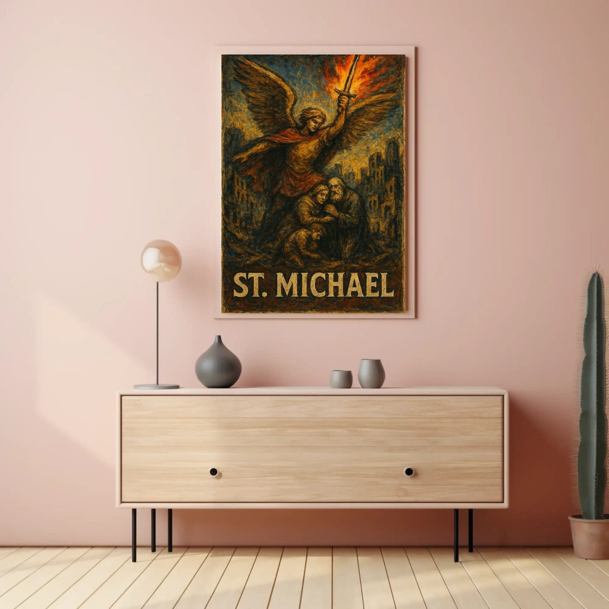 St. Michael Protector And Warrior Poster