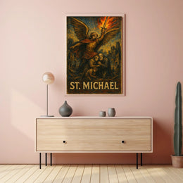 St. Michael Protector And Warrior Poster