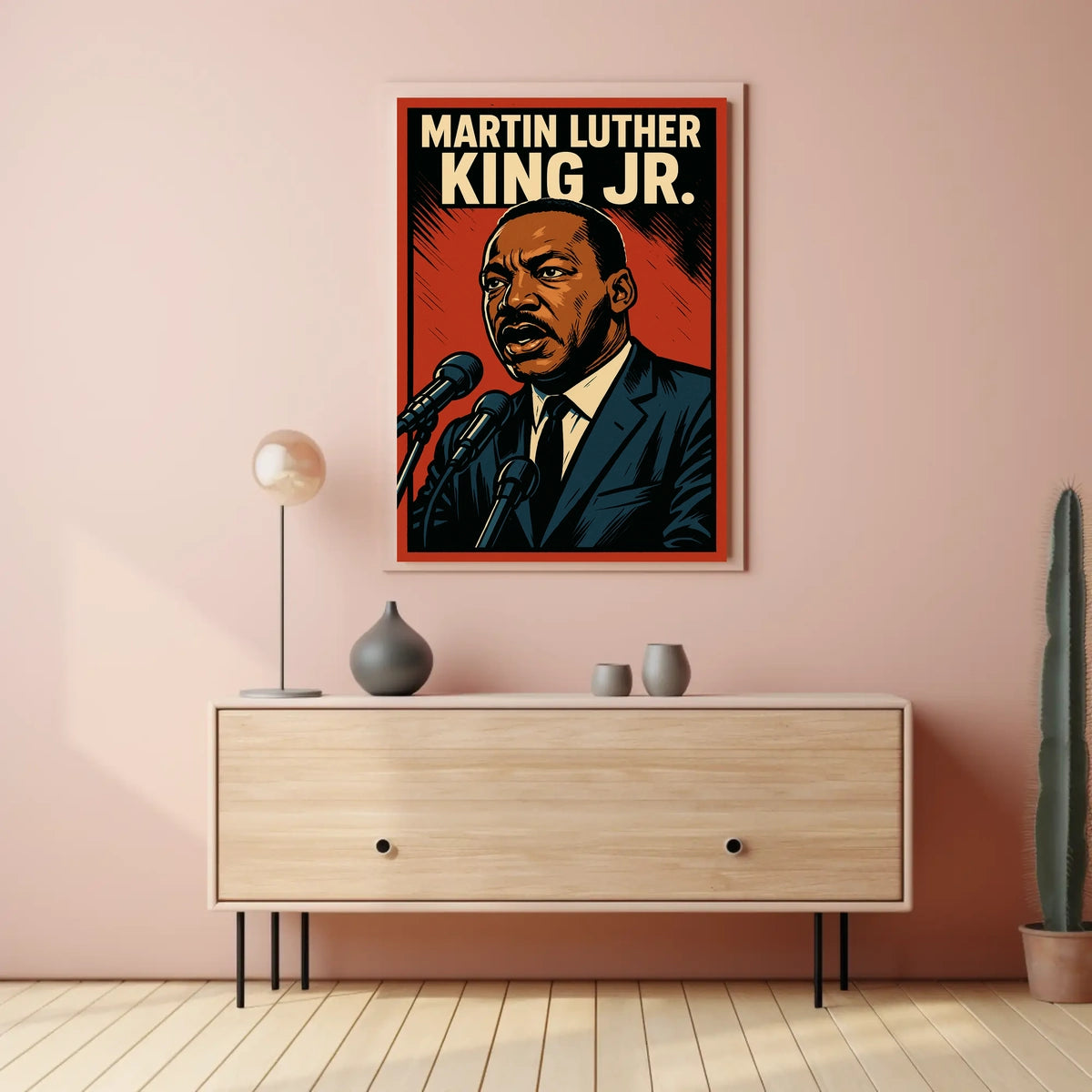 Martin Luther King Jr. Iconic Leader Poster
