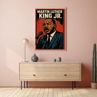 Martin Luther King Jr. Iconic Leader Poster