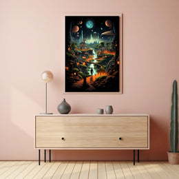 Enchanted Moonlit Realm Poster