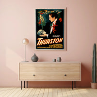 Thurston Magician Vintage Poster with Mystical Supernatural Theme