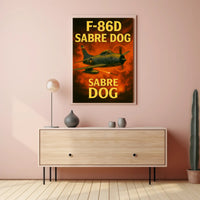 F-86D Sabre Dog Poster PosterGoat