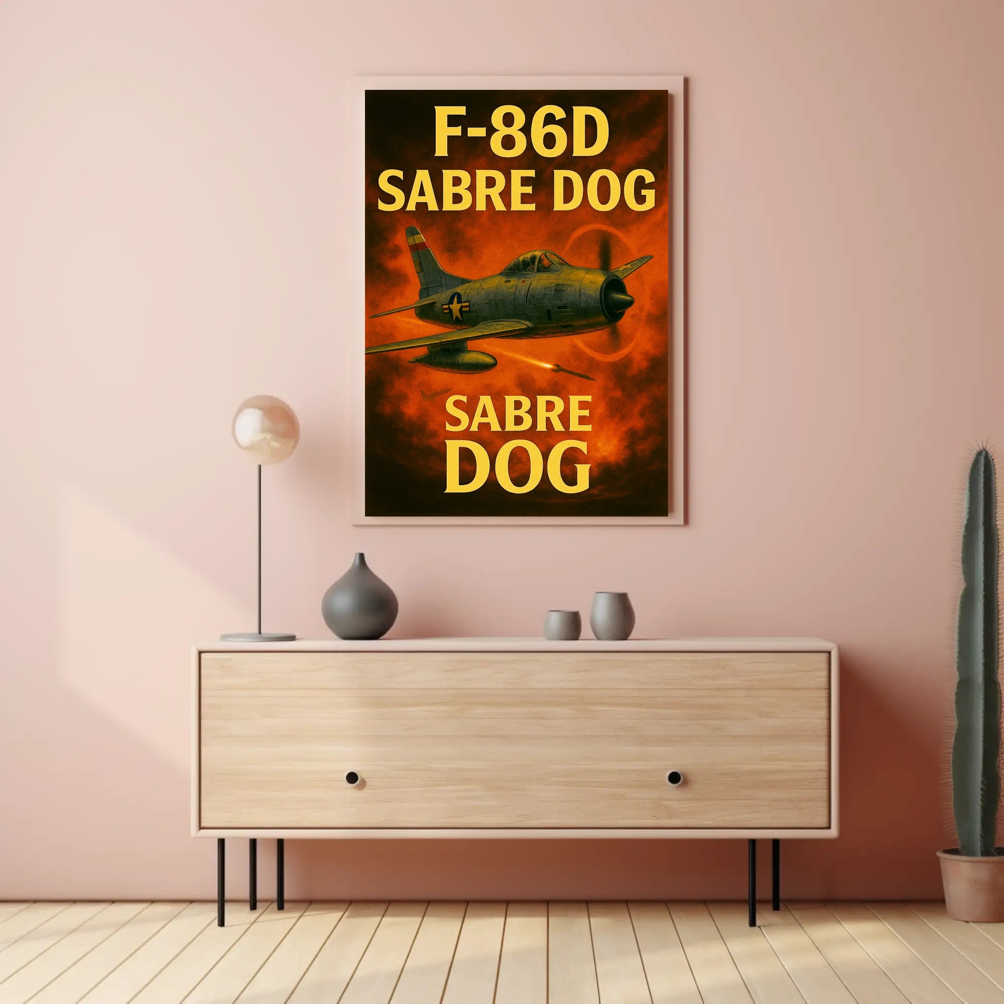 F-86D Sabre Dog Poster PosterGoat
