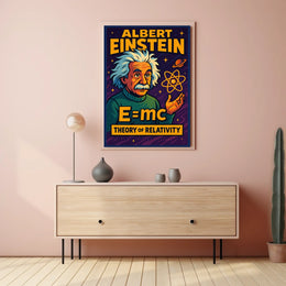 Albert Einstein Theory Of Relativity Poster
