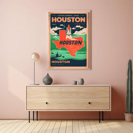 Houston: Space City Poster