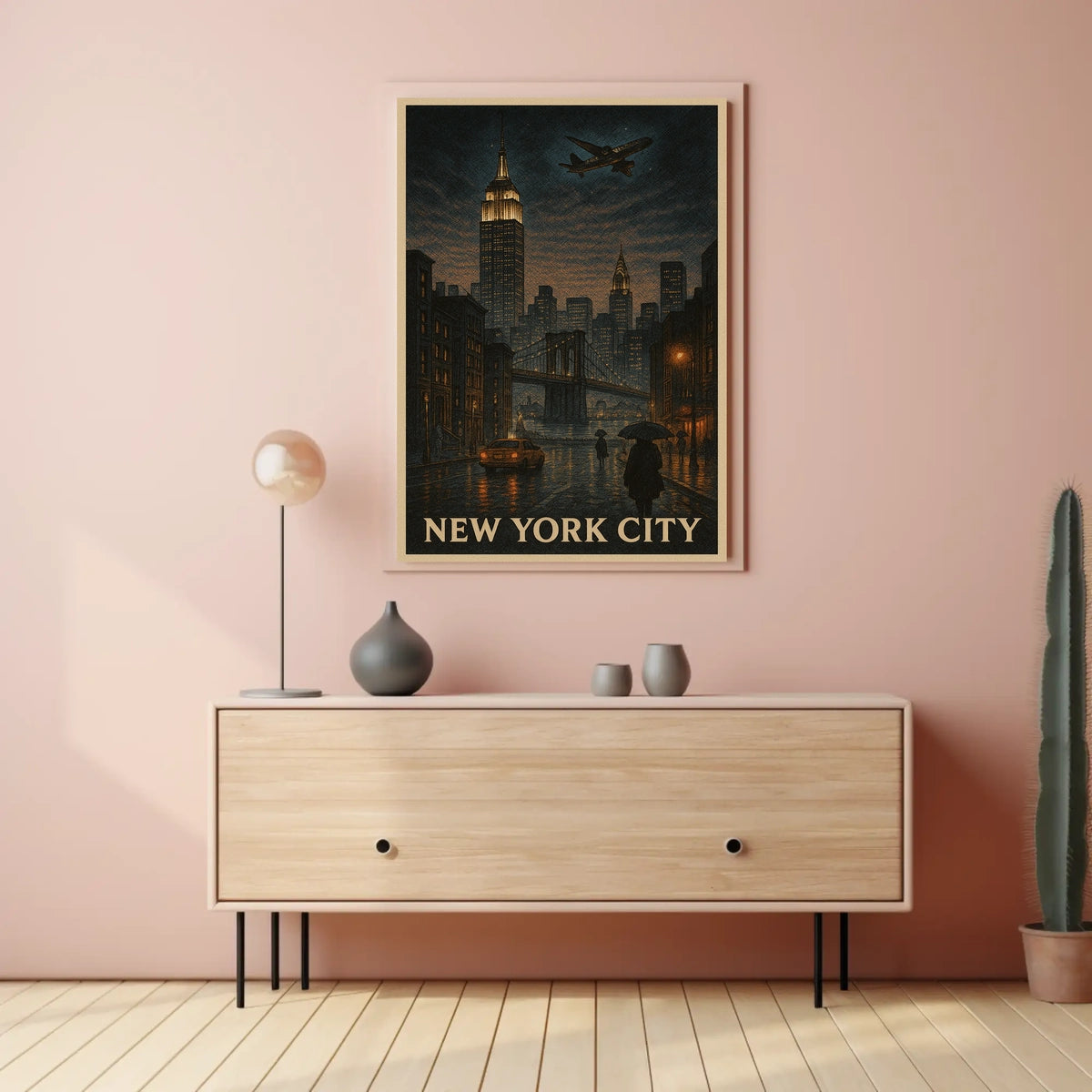 New York City Skyline Poster