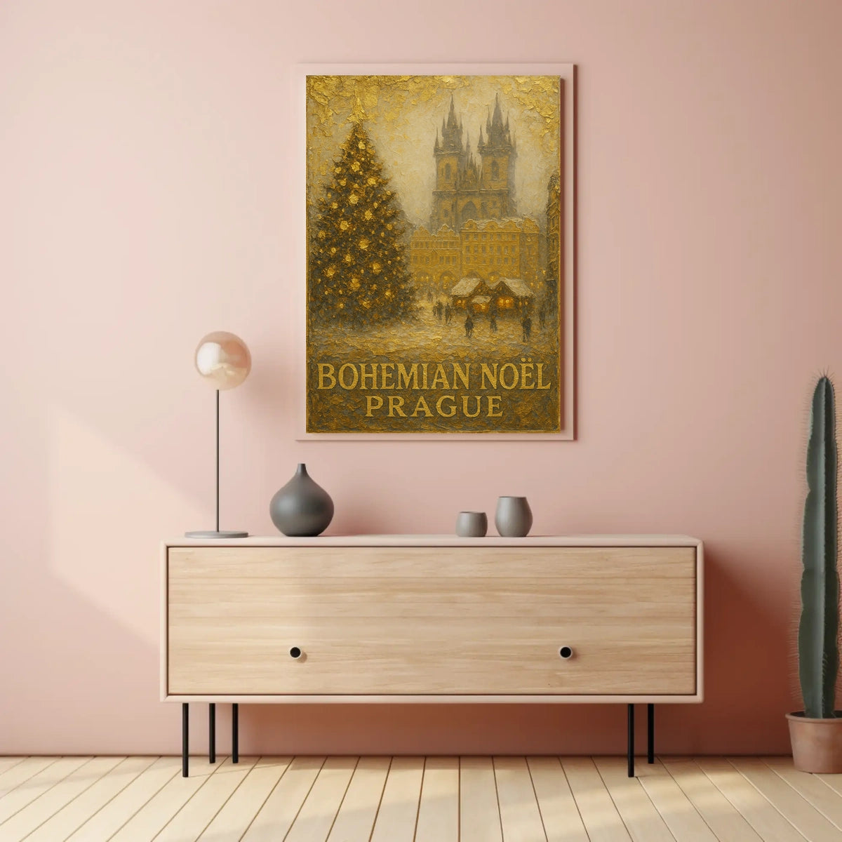 Bohemian Noël Prague Poster