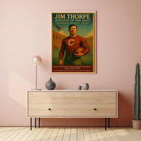 Jim Thorpe Legendary Athlete Jim Thorpe Poster