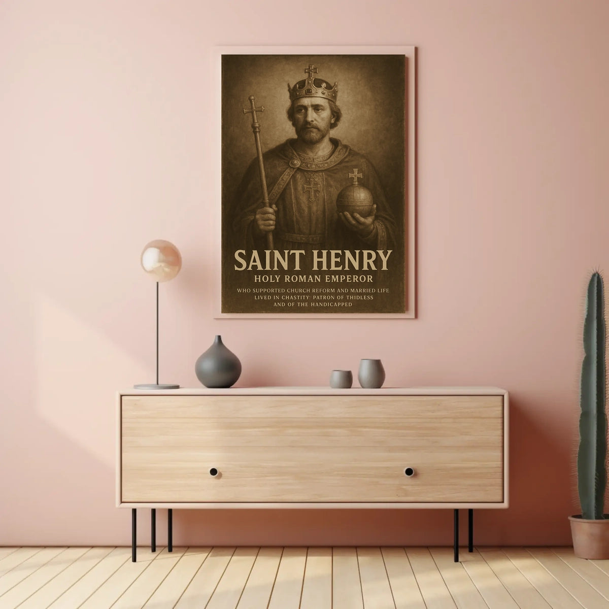 Saint Henry Holy Roman Emperor Poster