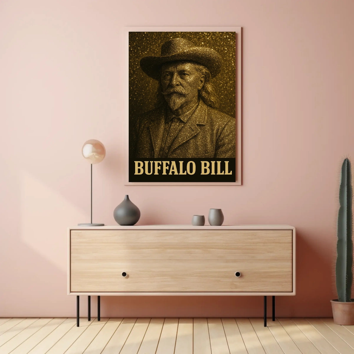 Buffalo Bill Western Portrait: Cultural or Heritage Poster