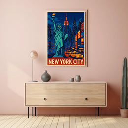 Eclectic Abstract Art Poster For Modern Interiors Bold