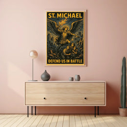 St. Michael Archangel Protection Art Poster