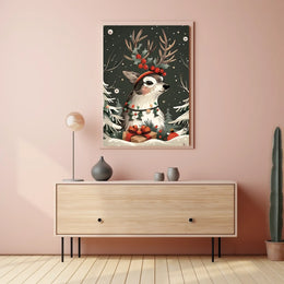 Festive Woodland Wonder Poster