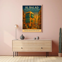 Al Balad The Colorful Old City Of Poster