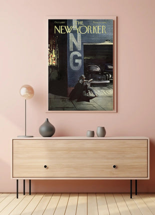 Mid-Century Urban Style Historical or Presidential Poster