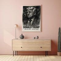 Stylized Geometric American Political Leadership Poster