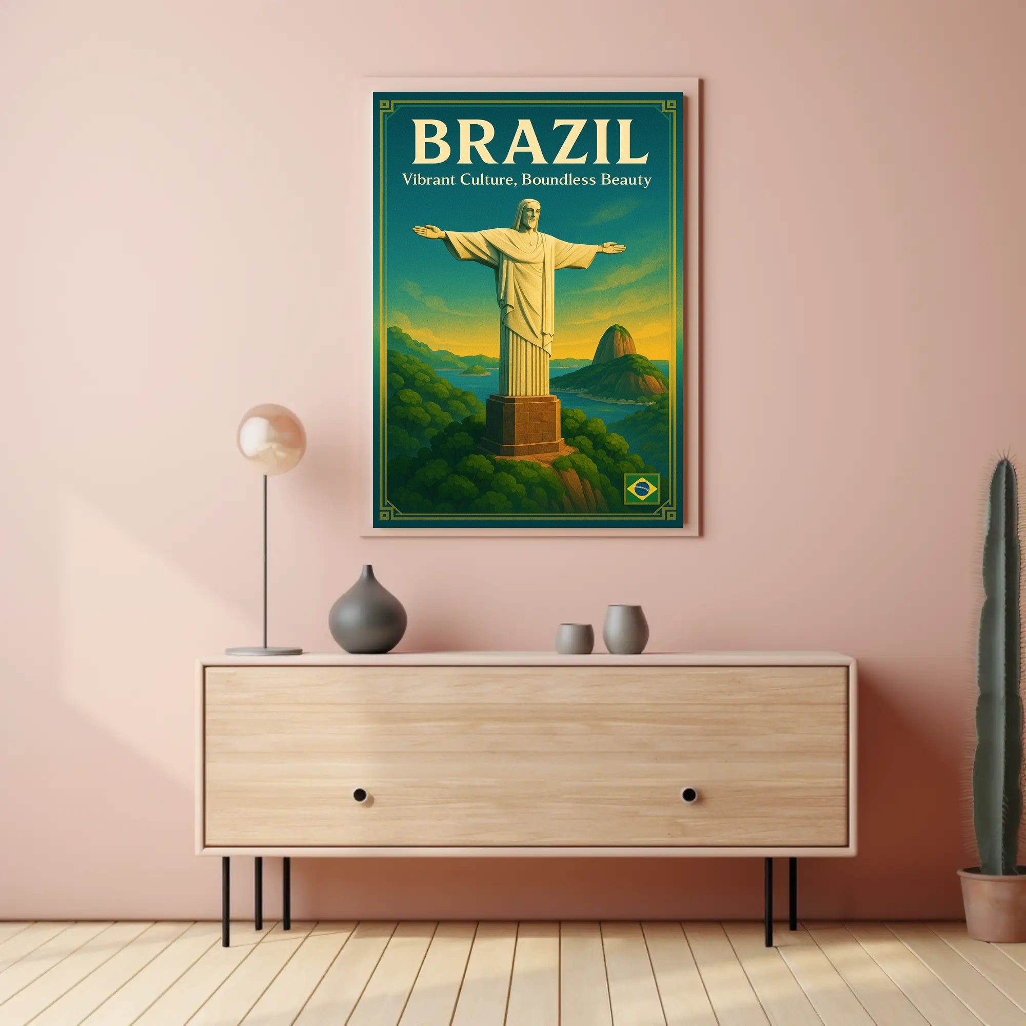 Brazil Vibrant Culture, Boundless Beauty Poster
