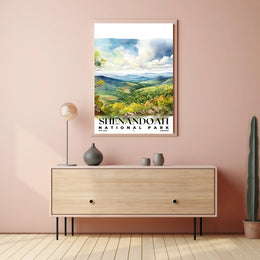 Shenandoah Watercolor Wall Art Poster