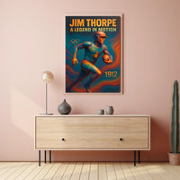 Jim Thorpe Iconic Athlete Jim Thorpe Poster
