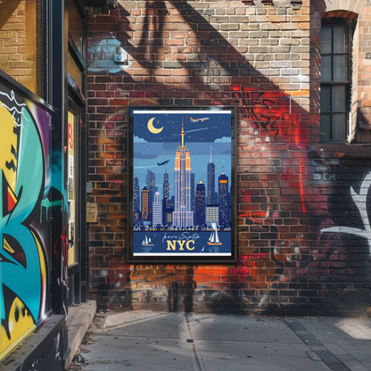 New York City Vintage Poster