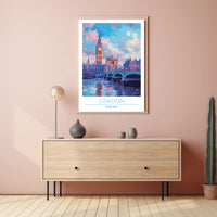 London Skyline Art Poster