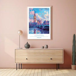 London Skyline Art Poster