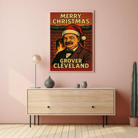 Grover Cleveland Christmas Poster