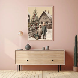 Vintage Holiday Charm Vintage Poster