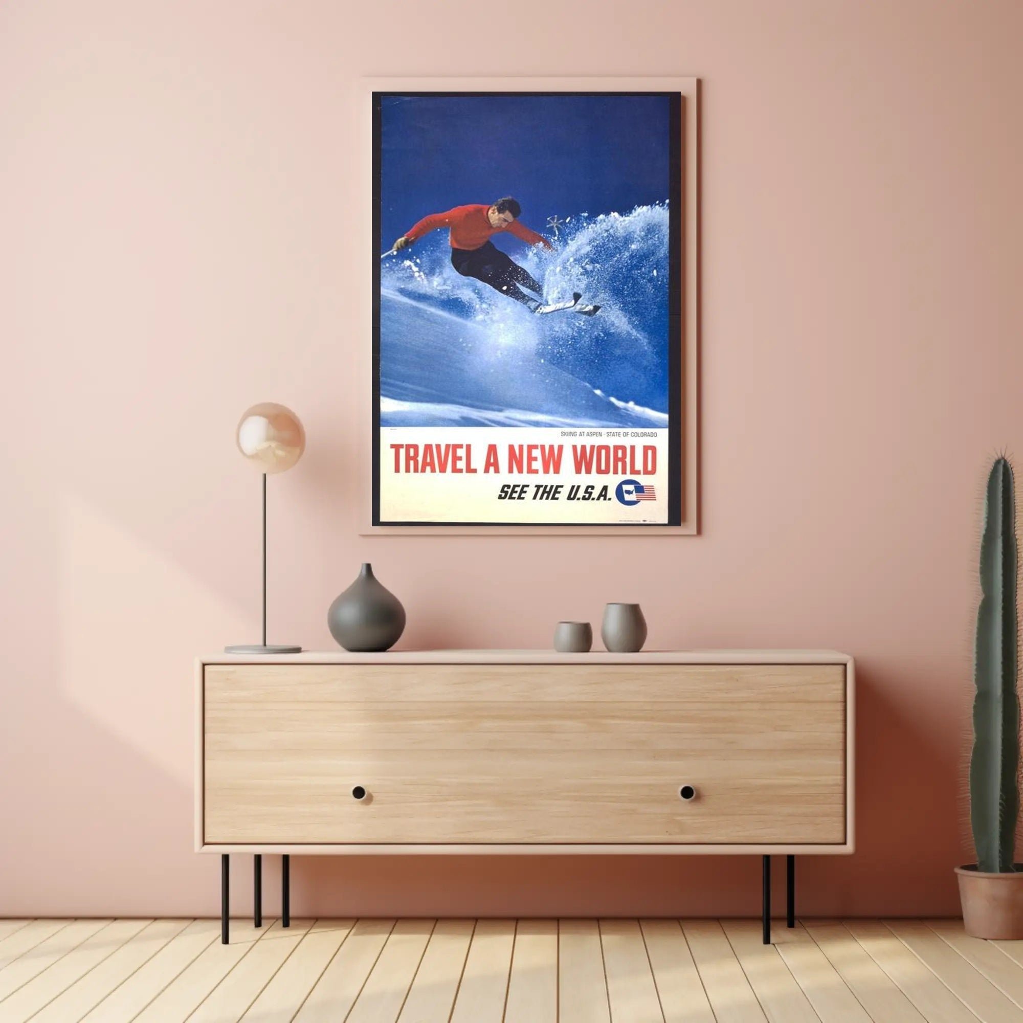 Adventure Awaits in Aspen Poster PosterGoat