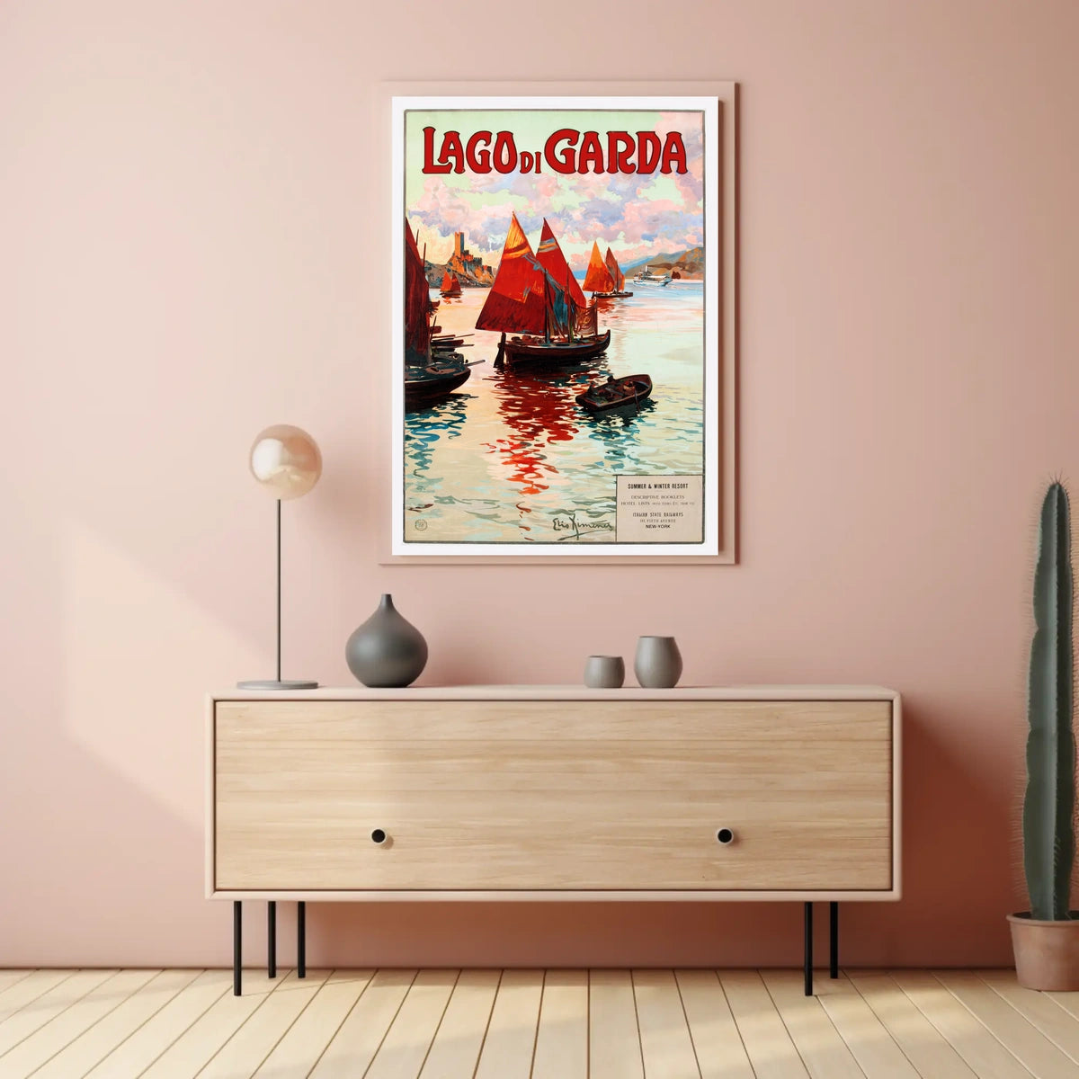 Lago Di Garda Travel Poster