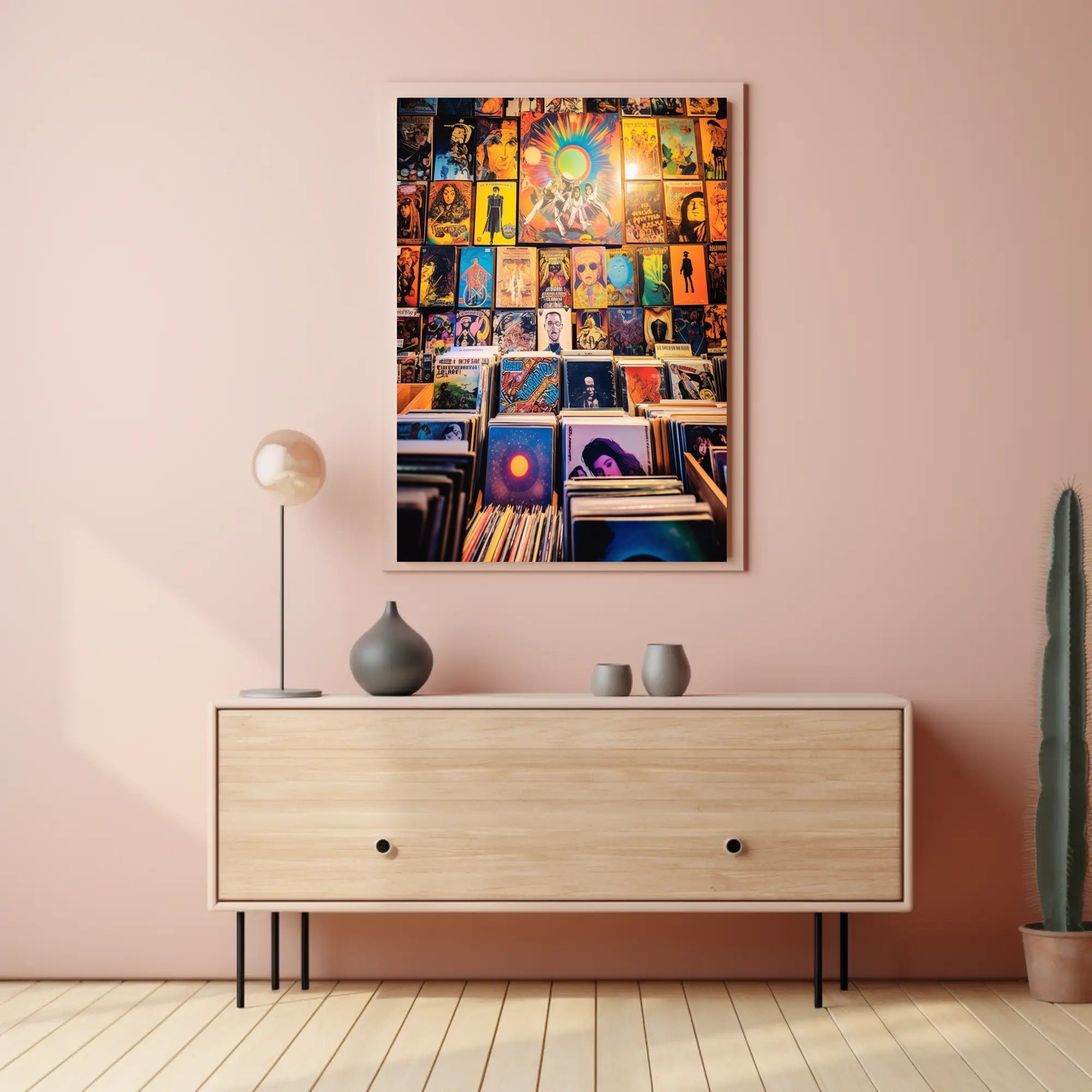 Vibrant Vinyl Collection Poster