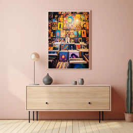 Vibrant Vinyl Collection Poster
