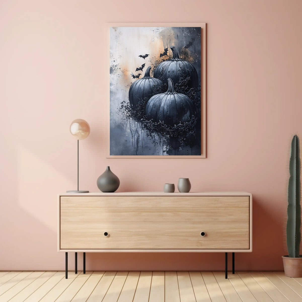 Halloween Spooky Scene Artistic Abstract or Pop Culture Poster