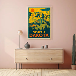 Mount Rushmore In South Dakota Poster