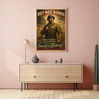 Invest in Victory War Bonds Poster