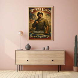 Invest in Victory War Bonds Poster