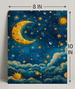 Celestial Dreams William Morris Art Poster