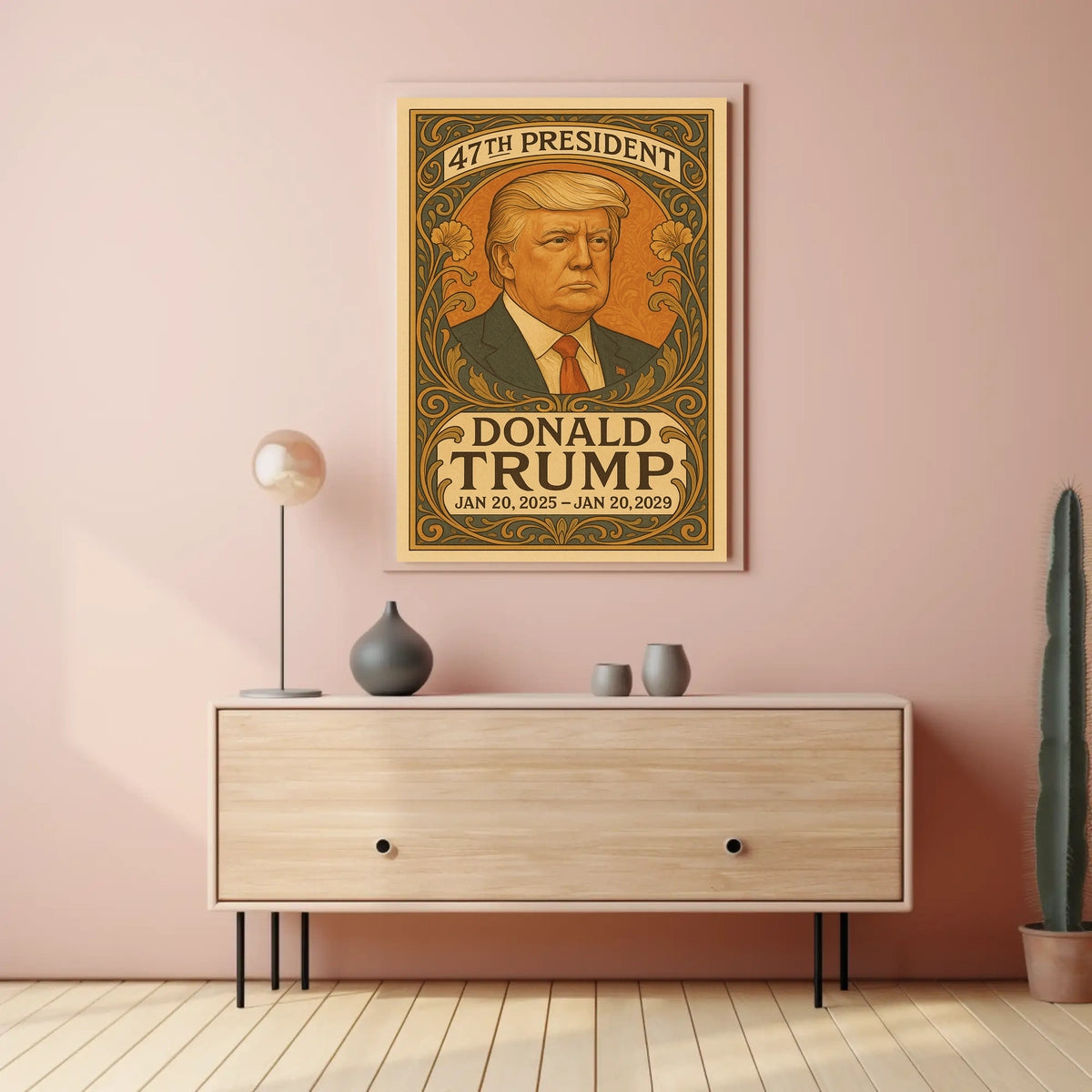 President Donald Trump A Legacy in Bloom Poster
