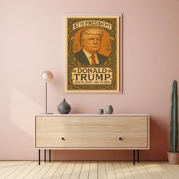 President Donald Trump A Legacy in Bloom Poster