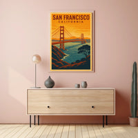 San Francisco Golden Gate Bridge Poster