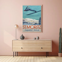 St. Moritz Engadine Poster
