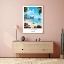 Serene Coastal Escape Poster