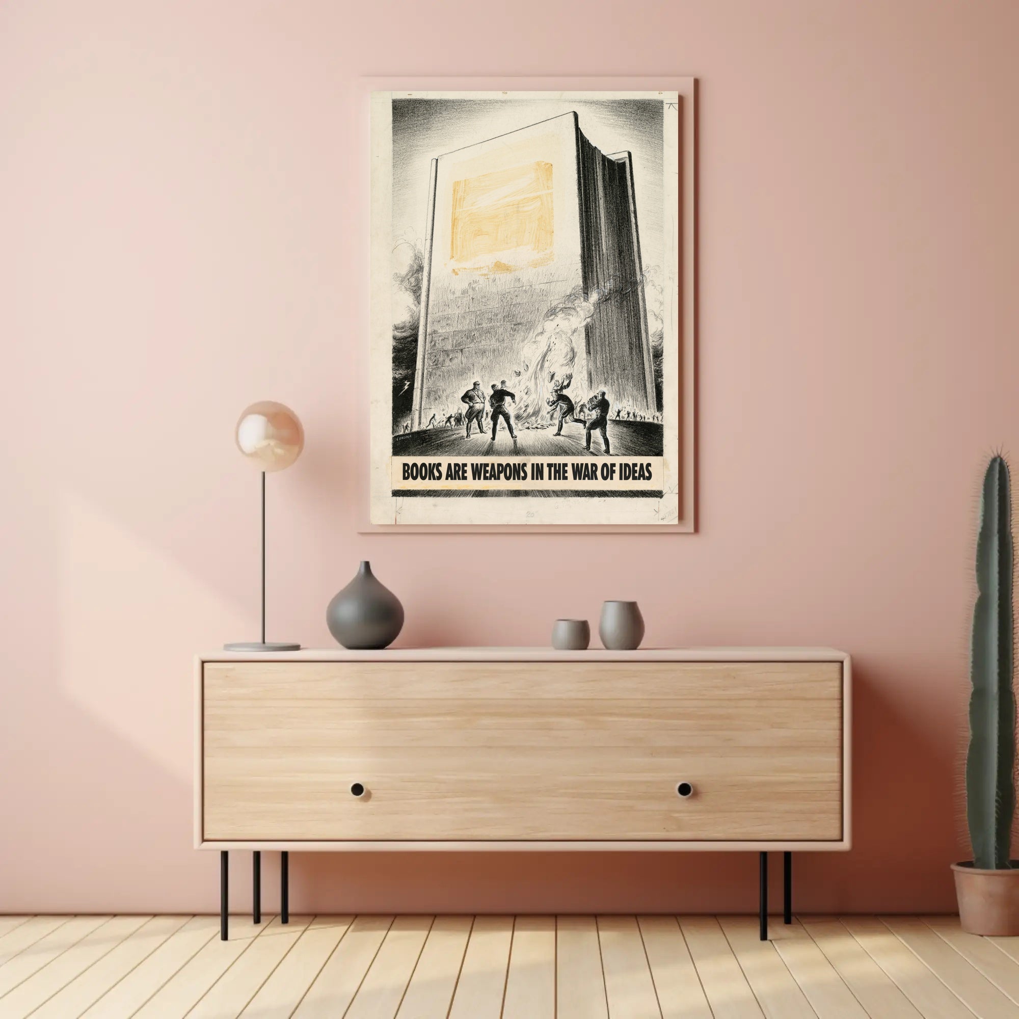 Books as Weapons in the War of Ideas Poster PosterGoat