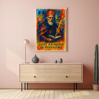 Saint Raymond Of Pennafort Poster