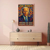 Joe Biden 46th President of the United States Glitch Hop Art Poster