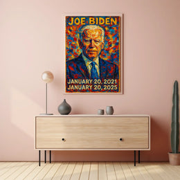 Joe Biden 46th President of the United States Glitch Hop Art Poster